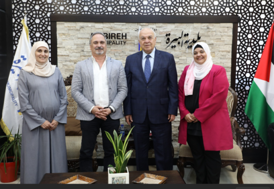 رئيس بلدية البيرة يبحث مع مكتب التنمية الألماني آفاق دعم مشاريع البنية التحتية